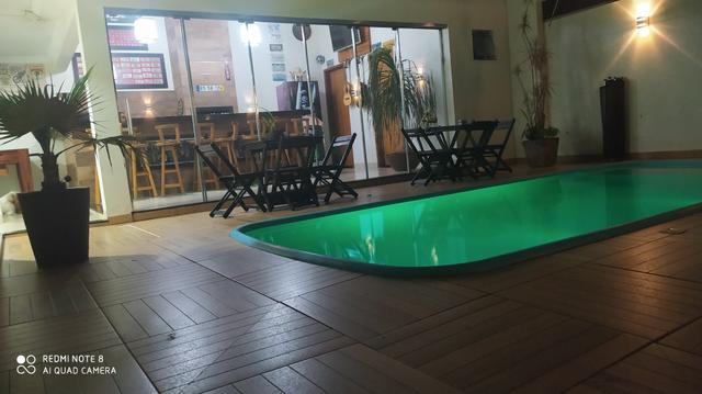 Casa de laje com piscina