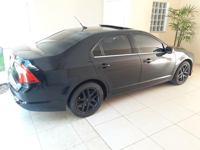 Ford Fusion 2.5 2010 Preto + Teto - Foto 10