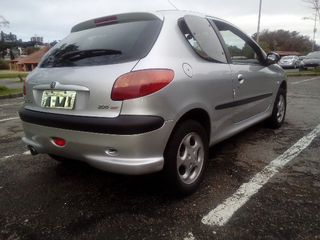 Peugeot 206 quik silver 2003 - prata - Foto 7