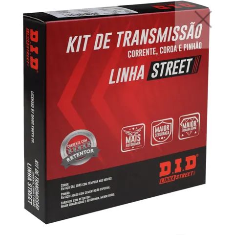 Kit relação transmissão lander250 DID com retentor 