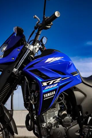 Body Bebê Moto Yamaha XTZ 250 Ténéré Azul