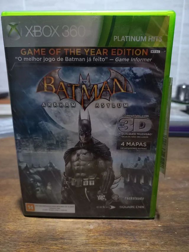 Jogo Batman Arkham Asylum Goty - Xbox 360 - Rocksteady - Outros