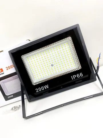 Refletor Led Branco Frio 50W, 100W e 200W - Foto 4