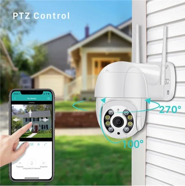 Câmera Ip Wifi 1080p Gira 320° Ptz Dome Prova De Água Hd - promoção !!!