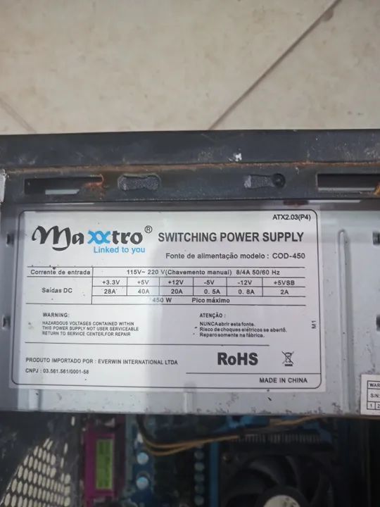 Computador Ddr2 para retirada de peças sem o processador Leia por favor! - Foto 6