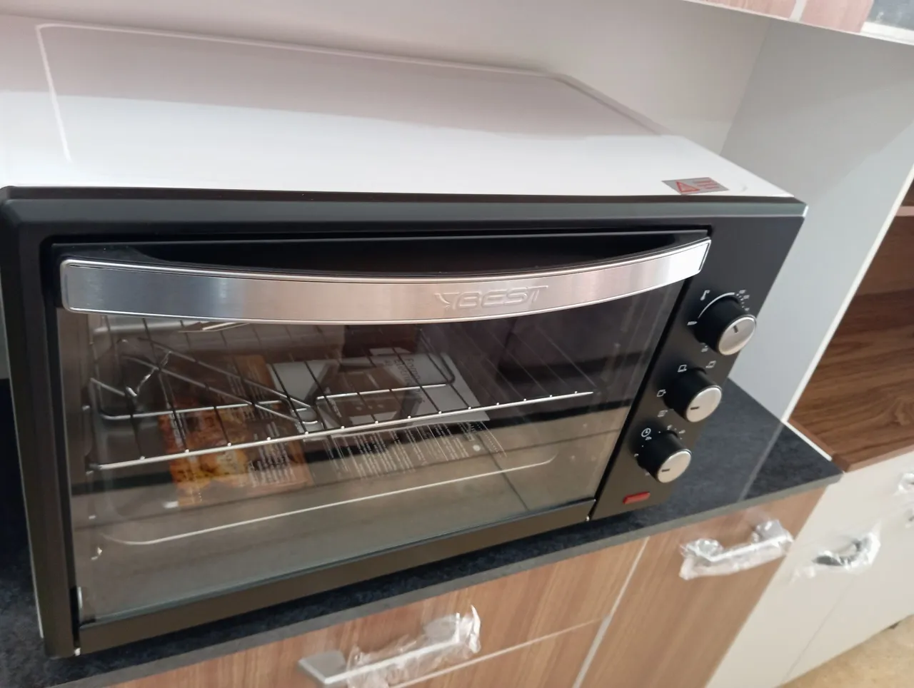 FORNO ELÉTRICO NOVO 48 LT COM ESPETO GIRATÓRIO