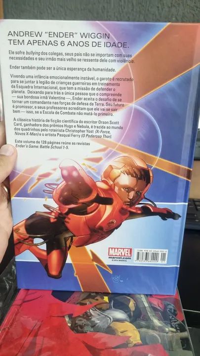 Hq Panini Marvel - O jogo do Exterminador Escola de Combate - Foto 2