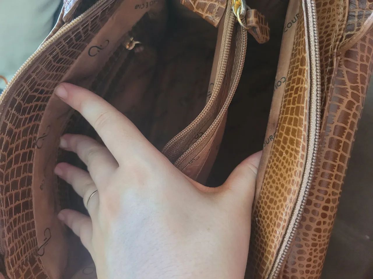 Bolsa feminina Couro&Cia - Foto 4