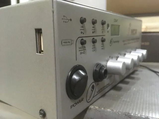 Amplificador e Receiver Nca  Usb Fm mp3/wma  Aux 1 e 2 + Microfone - Foto 3
