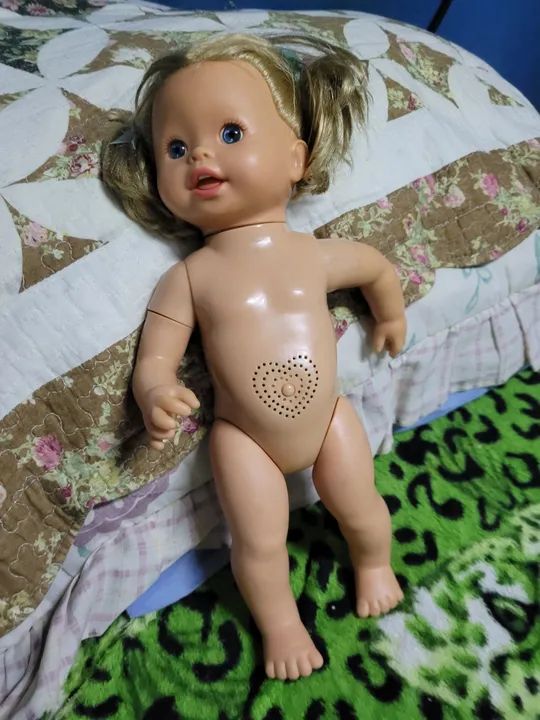 Boneca Little Mommy hora do xixi Antiga  - Foto 2