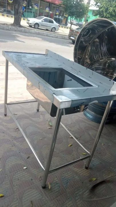 Pia em aço inox 