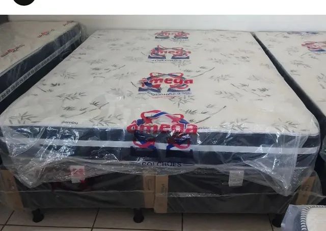 CAMA QUEEN NOVA ESPUMA MACIÇA  SELADA 