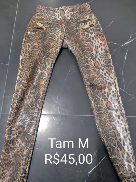 Calça legging Tam M de onça 