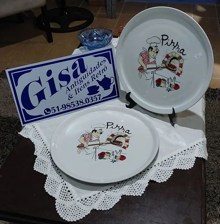 Antigos pratos de pizza - Foto 2
