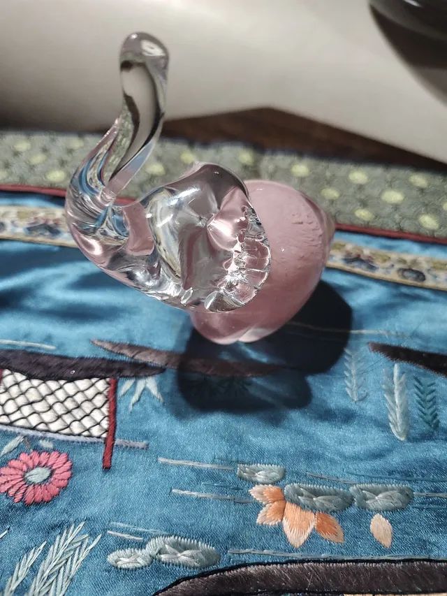 Elefante em murano rosa - Foto 3
