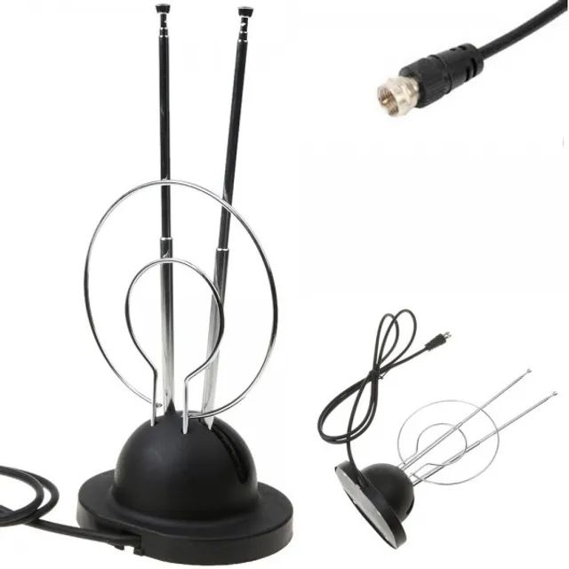 antena de tv vhf uhf e hdtv ju-035 casa dourada - Foto 2