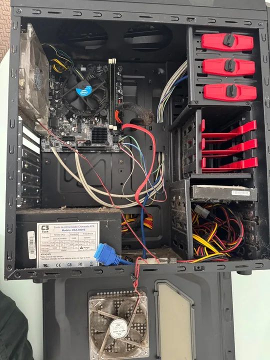 Computador para retirada de peça 