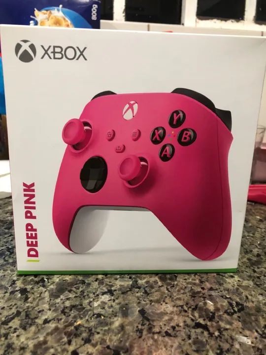 Controle xbox sem fio na caixa