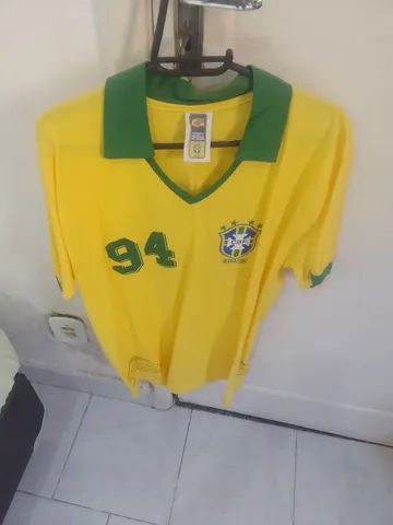Camisa seleção brasileira tetracampeã mundial 94 tamanho G  - Foto 5