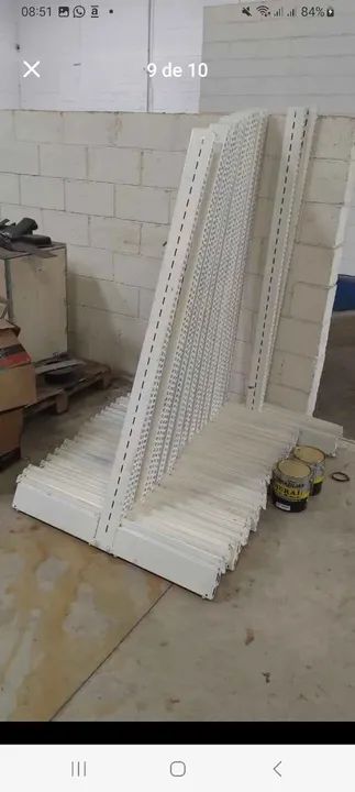 Gôndolas de metal para loja - Foto 2