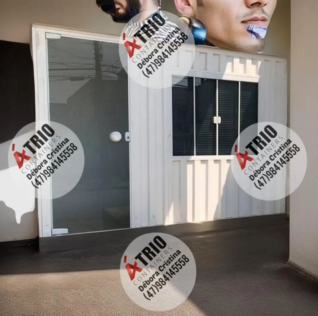 Container home escritório desmontável com aberturas  - Foto 3