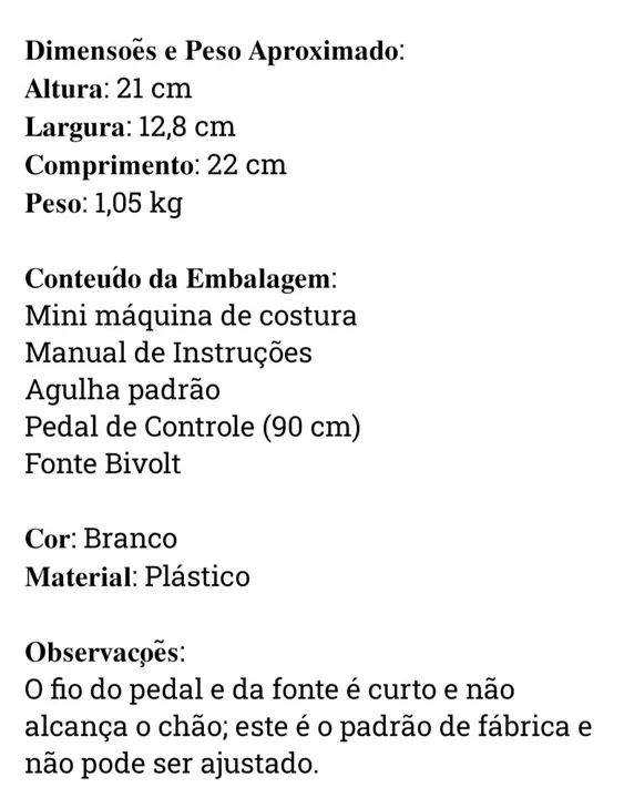 Máquina de Costura Portátil. - Foto 6