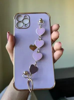 Linda Capa iPhone 11 Pro Max Lilás com alça - Foto 4