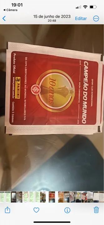 50 pacotinhos fechados coleção Internacional 