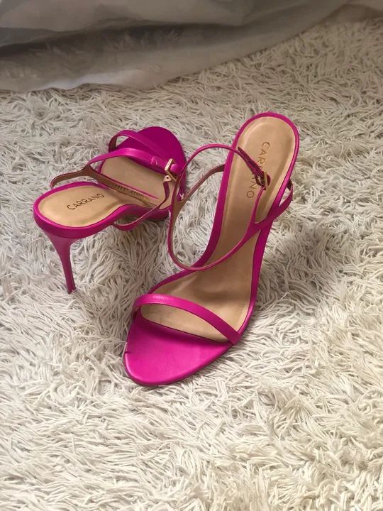 Sandália Salto Alto Rosa CARRANO  - Foto 2