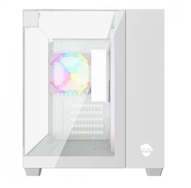 Gabinete branco, novo, lacrado, 3 ventoinhas, em vidro temperado! ?  - Foto 6