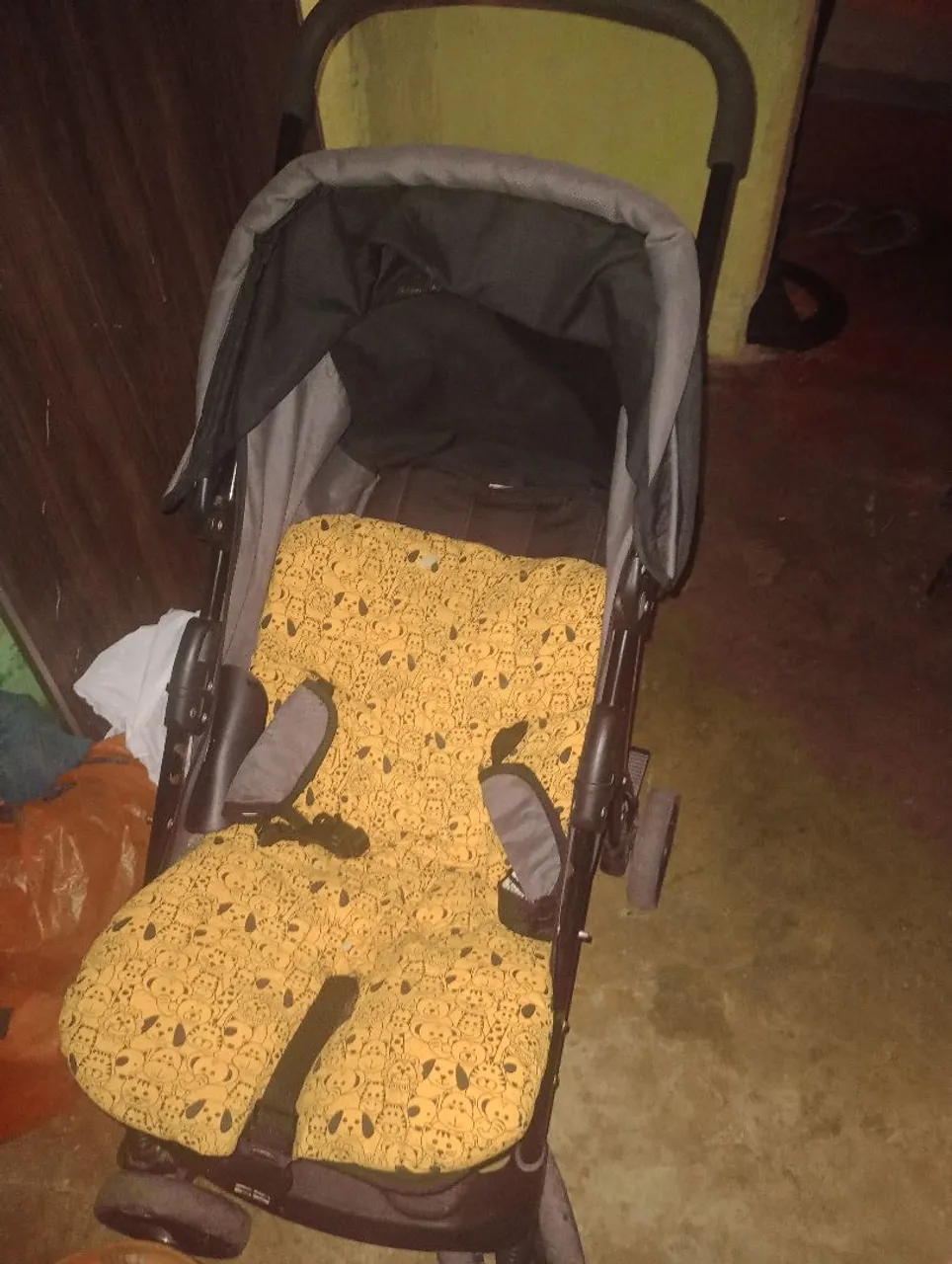 Carrinho de Bebê com Estampa Divertida