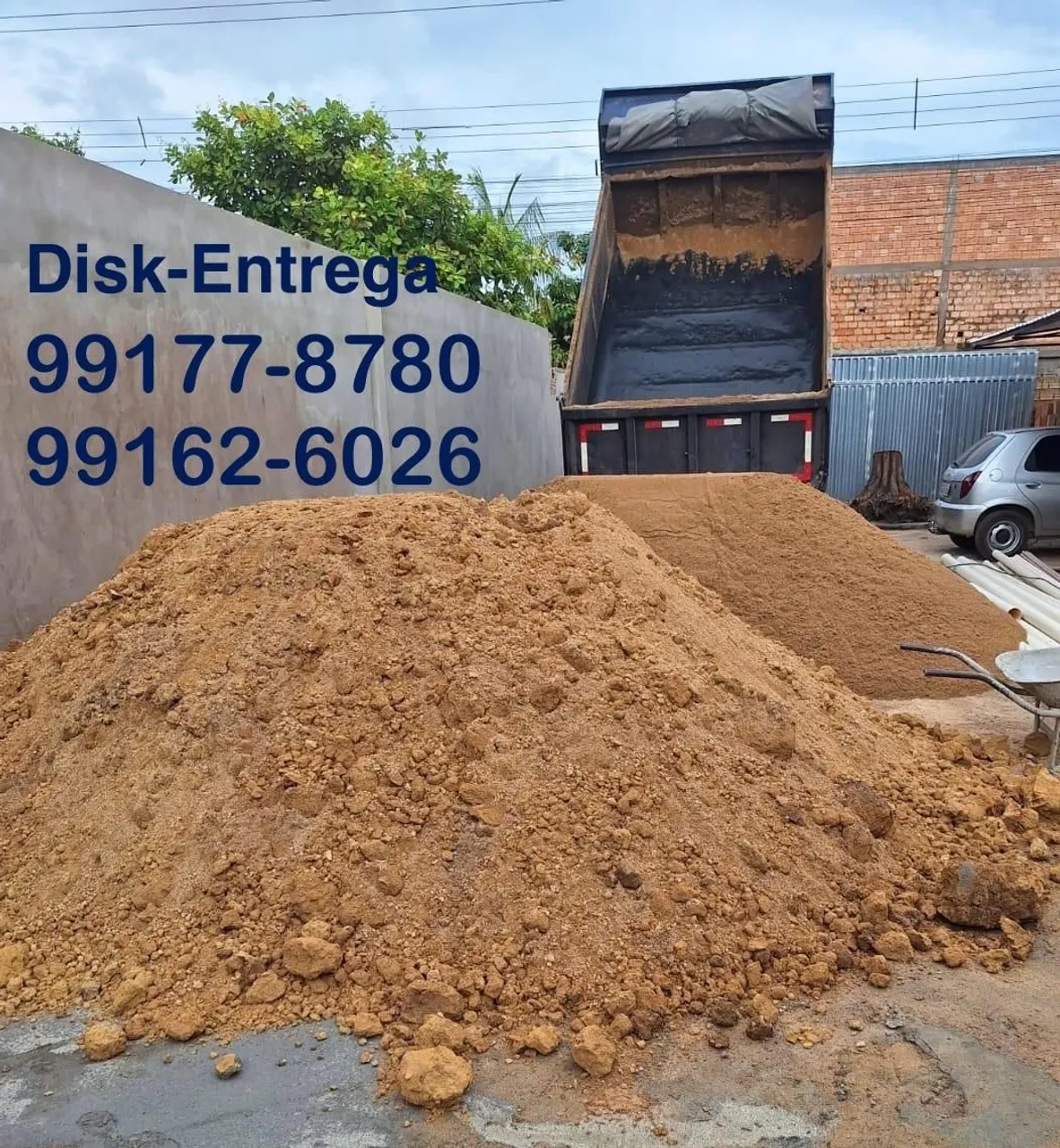 Areia para construção - Disk Entrega