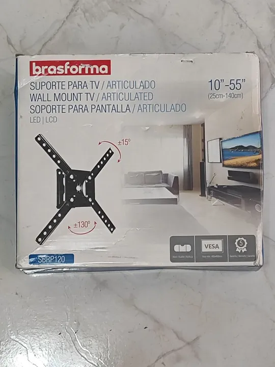 Suporte para TV Articulado Brasforma 10''-55''