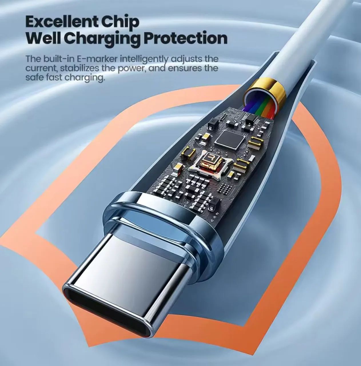 Cabo USB Tipo C para Tipo C Celular - Foto 4