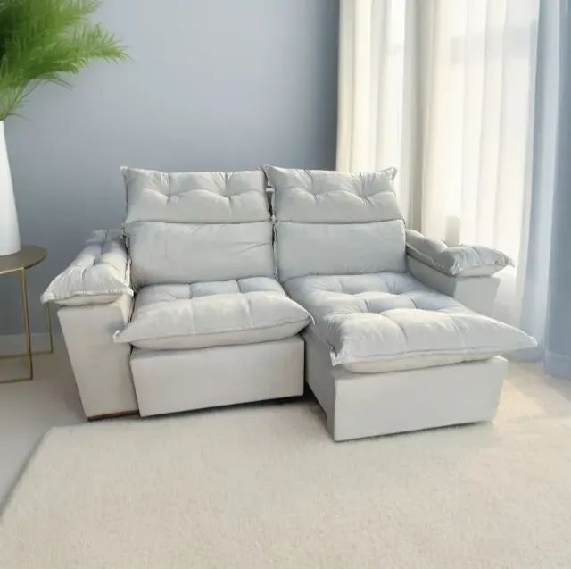 Sofá Retrátil e Reclinável Imperial 2,00 m -  Pronta Entrega! - Foto 4
