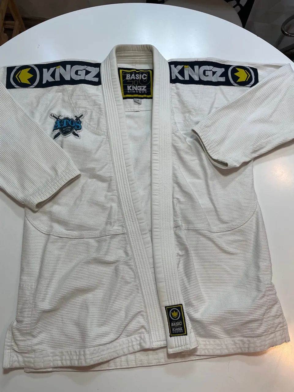 Kimono de Jiu-Jitsu Branco Kingz A2