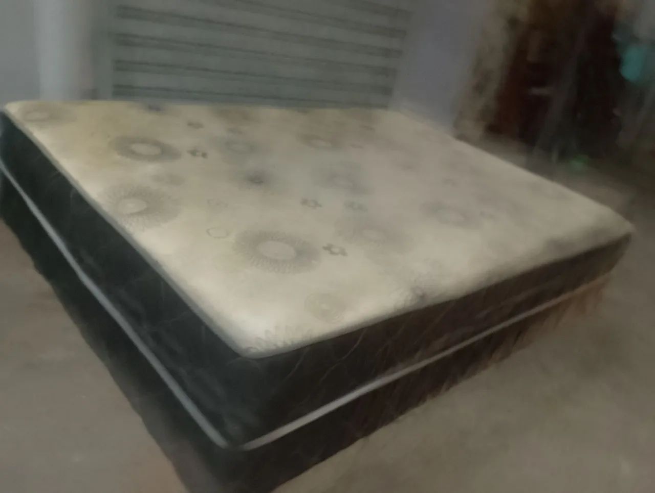 Cama box de casal espuma alta mesmo vl 330 entrego * 