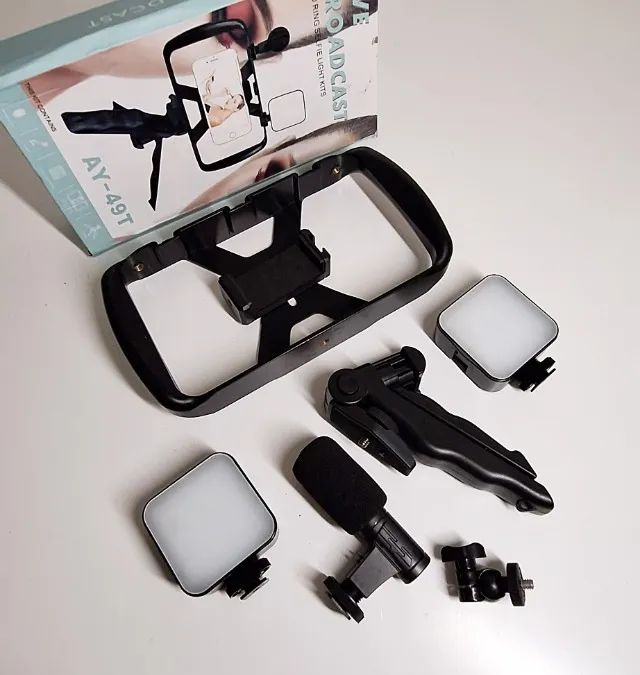 Kit Gaiola Gravação e Fotografia com Celular - Foto 4