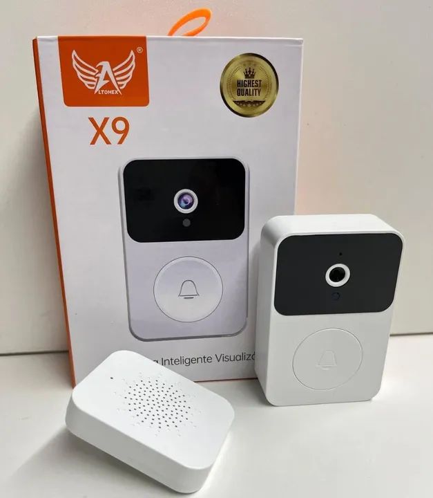 Campainha Inteligente Com Câmera de Segurança Wi-Fi. Entrega Grátis!