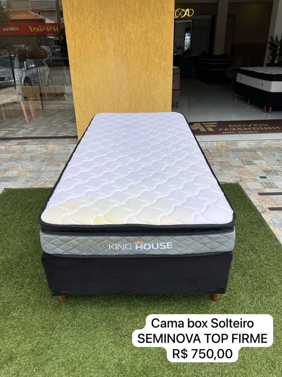 CAMA BOX DE SOLTEIRO 