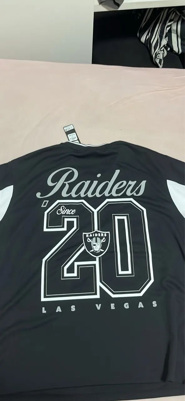 Camisa de futebol americano original do RAIDERS tamanho 2XL