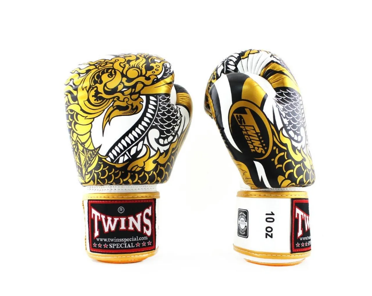 Luvas de Boxe Twins Dragon Gold 14Oz