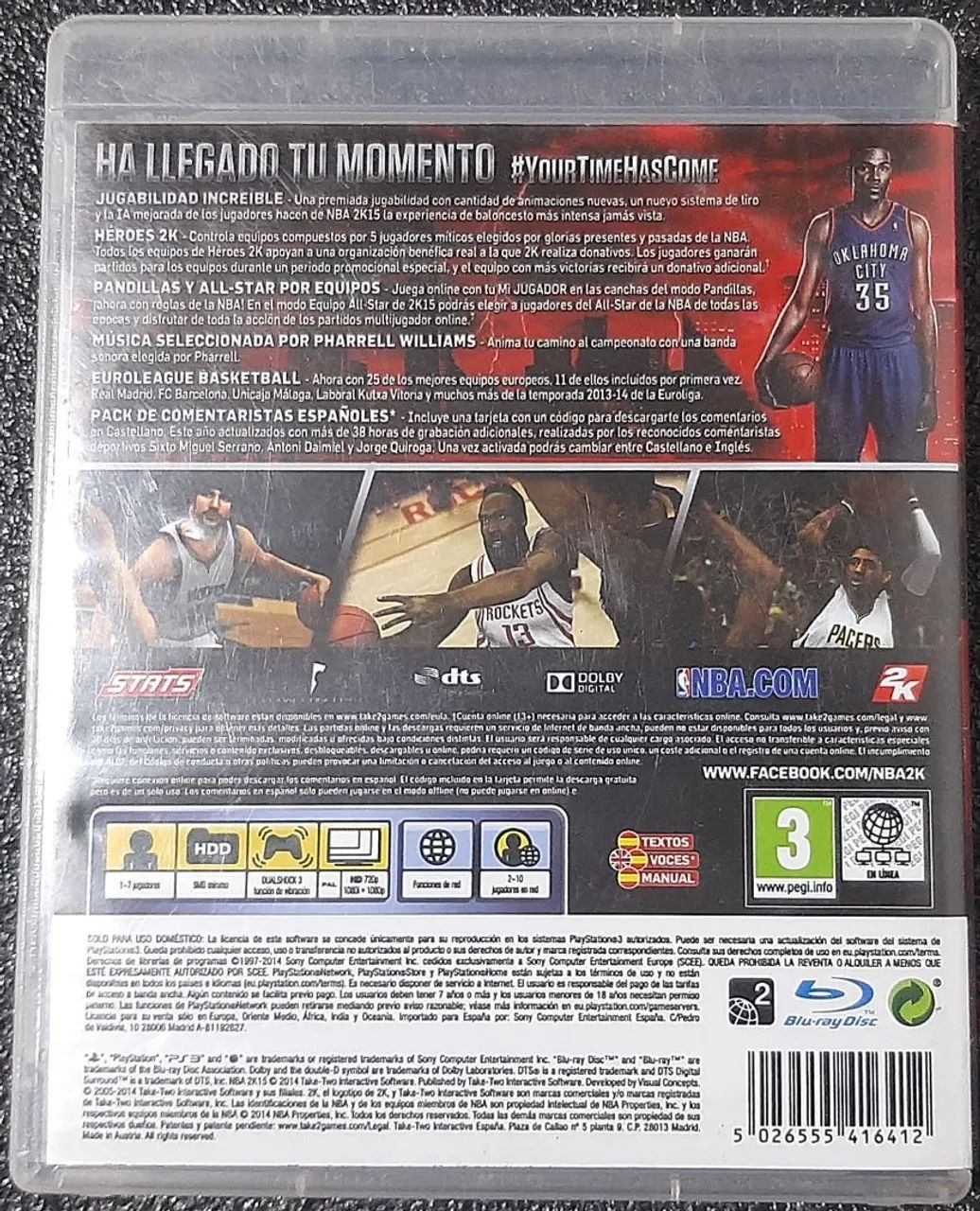 Nba 2k15 ps3 semi-novo - Foto 4