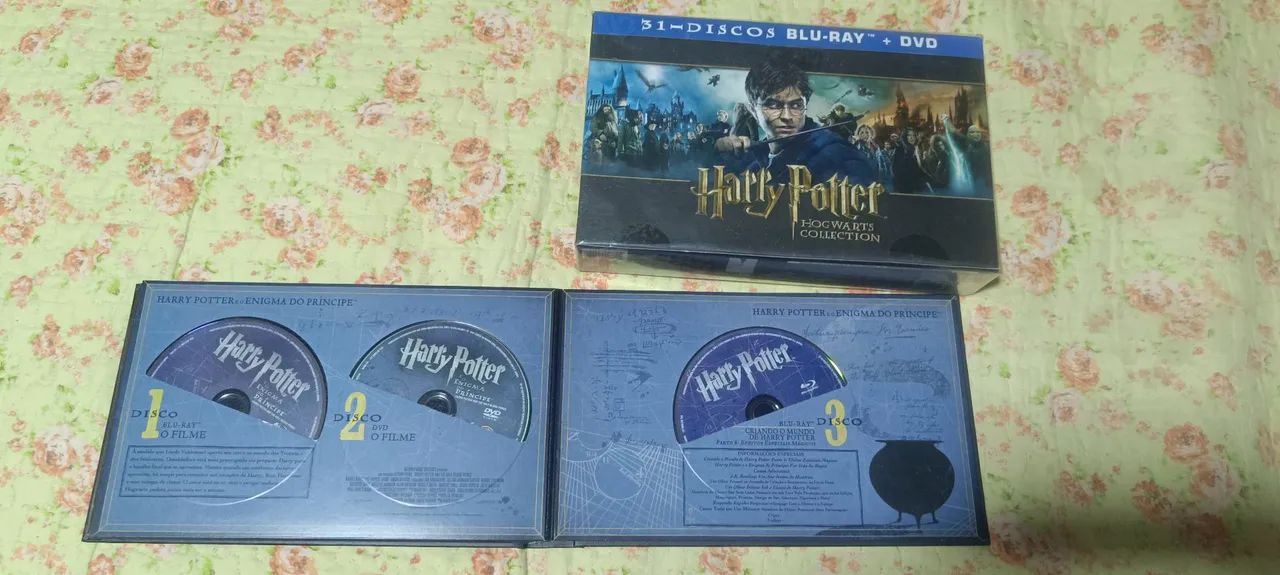 Coleção Harry Potter Hogwarts - Blu-ray + DVD - 31 Discos - Foto 5