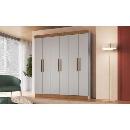 Guarda-Roupa Moderno com Amplo Espaço Interno