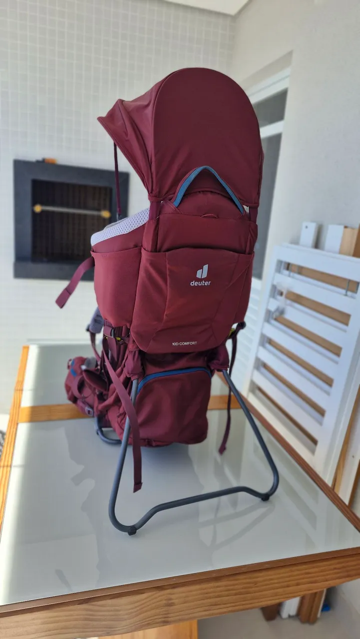 Mochila Deuter Kid Comfort New - Vermelho