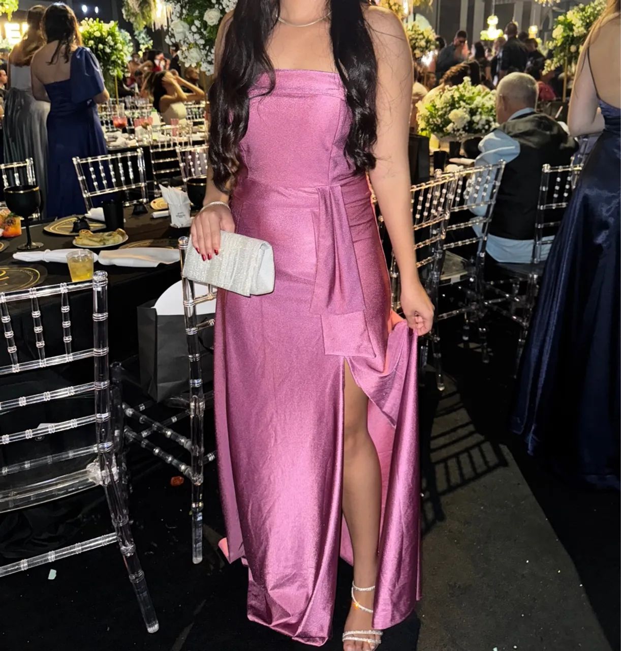 Vestido Longo Vestido De Festa No Olx Vestido Longo De Festa