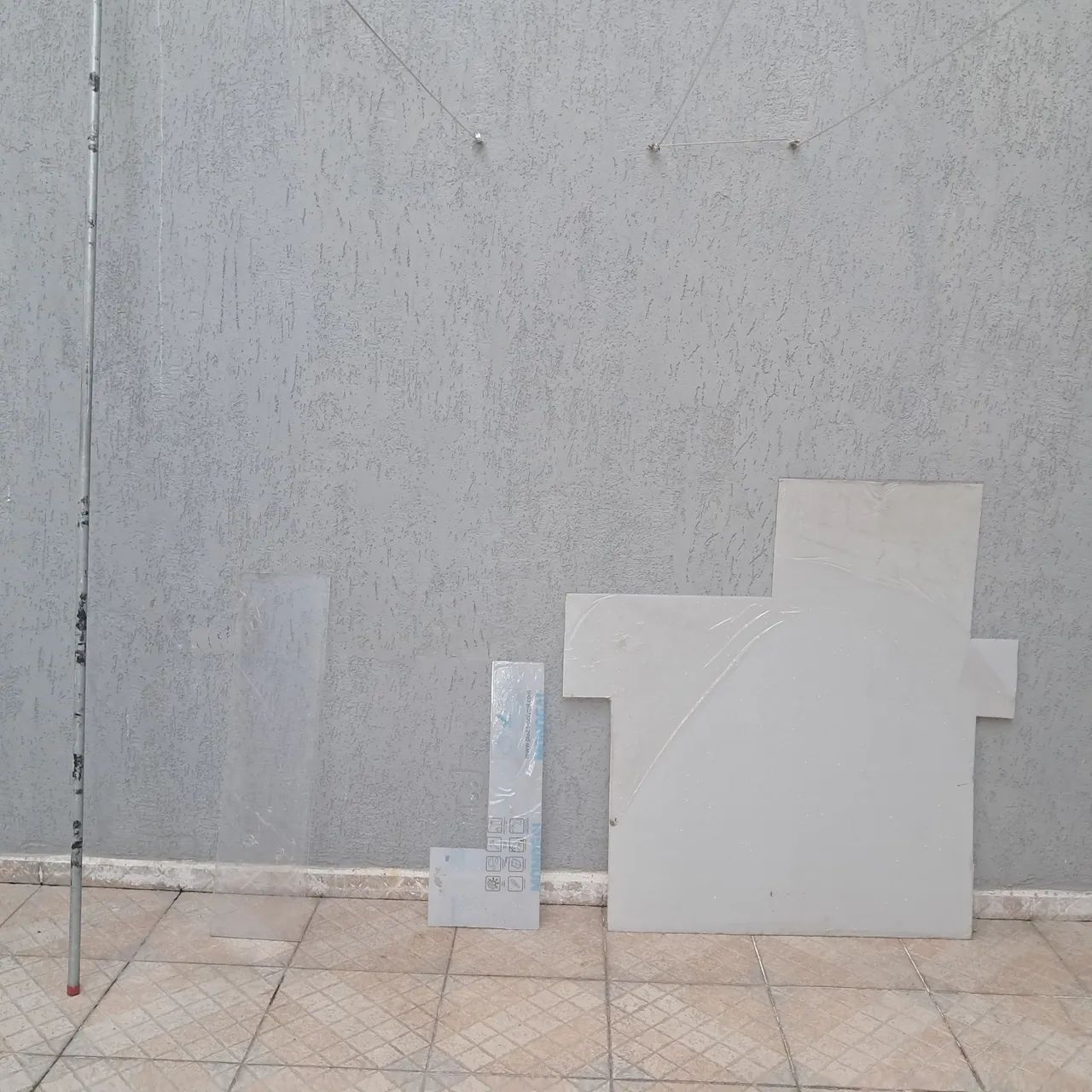 CHAPA POLICARBONATO E ELETRODUTO