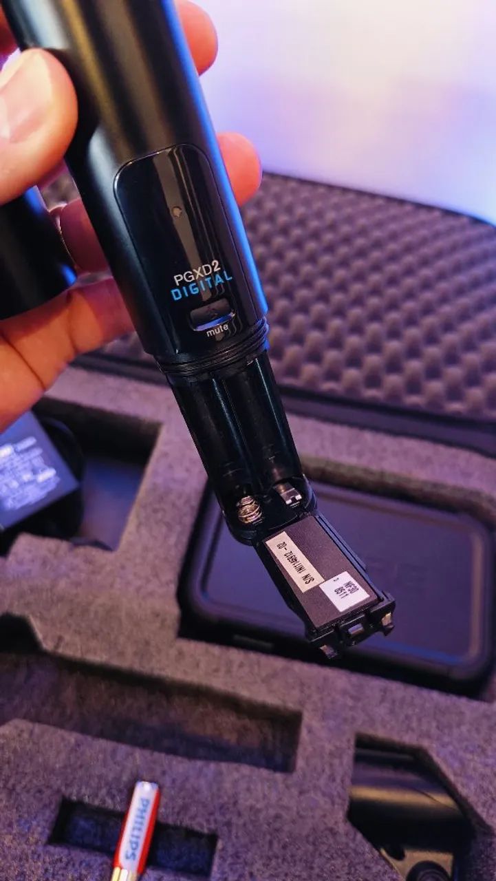 Microfone Shure Sem Fio PGXD24/SM58 Digital Frequência Homologado Anatel - Foto 4