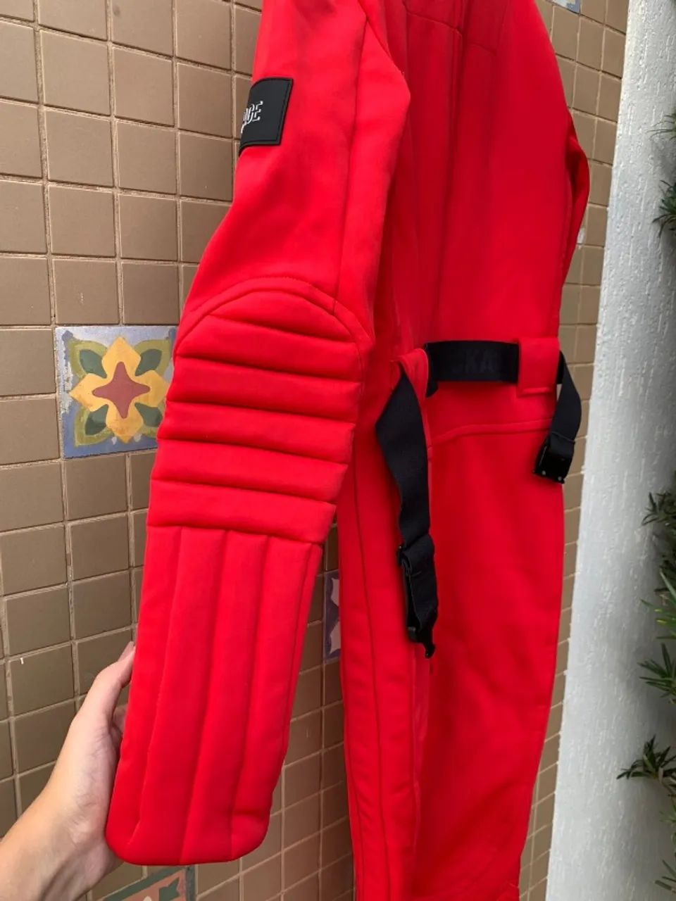 macacão de ski vermelho - Foto 2